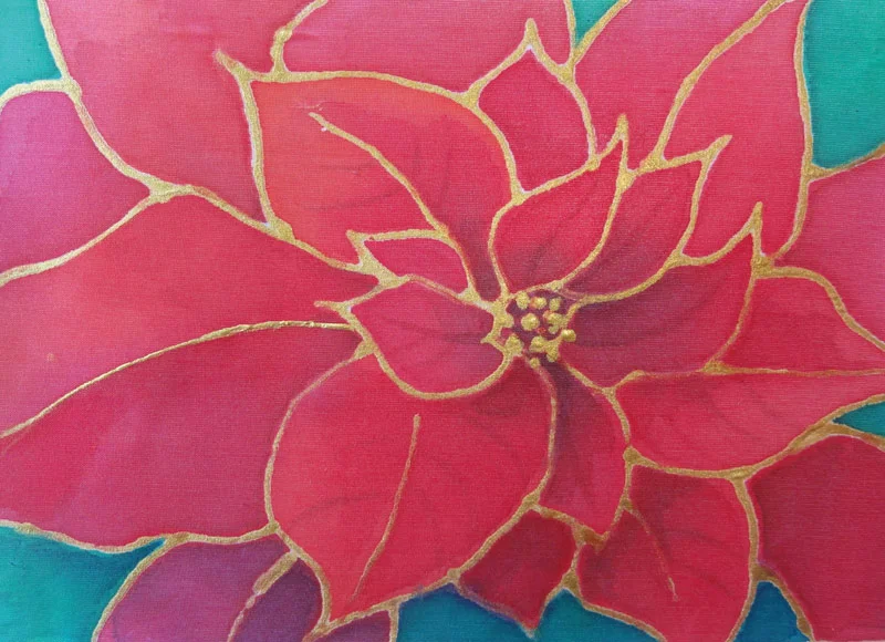 How to paint on silk