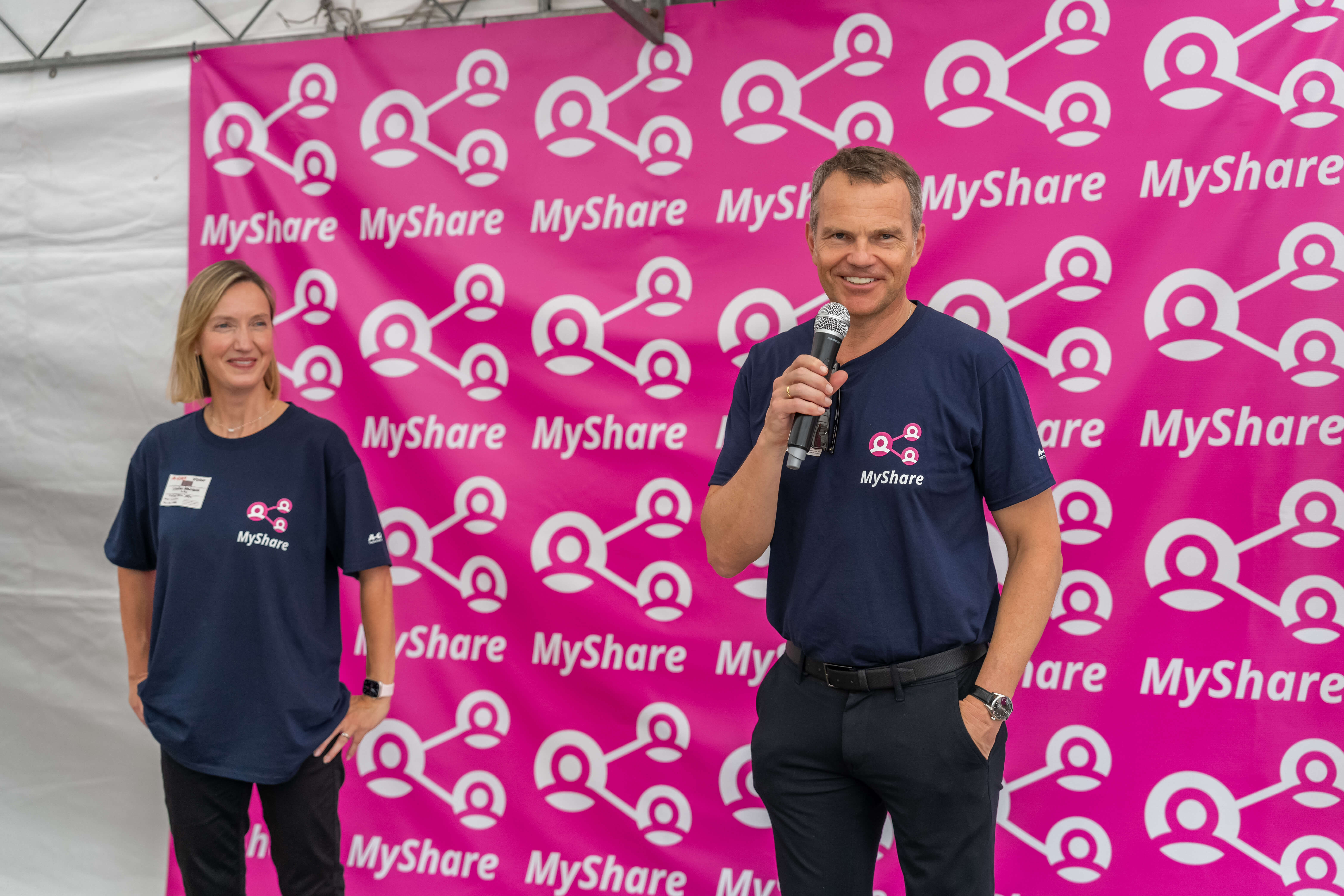 A-Gas CEO Jack Grovers and Group Commercial Director, Louise McCann