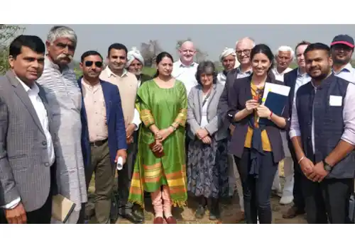 Delegation members viisited farms as part of their information-gathering visit to Delhi, Haryana and Hyderabad Delegation members viisited farms as part of their information-gathering visit to Delhi, Haryana and Hyderabad