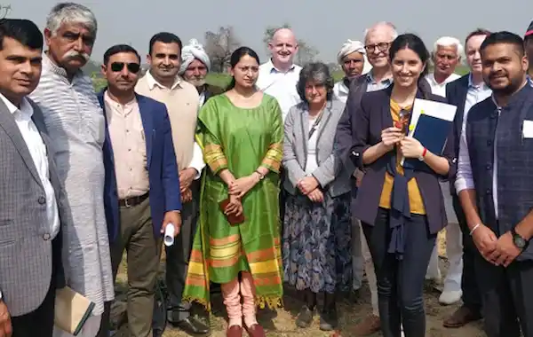 Delegation members viisited farms as part of their information-gathering visit to Delhi, Haryana and Hyderabad Delegation members viisited farms as part of their information-gathering visit to Delhi, Haryana and Hyderabad