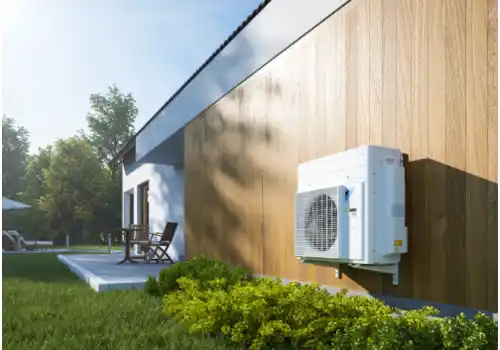 Daikin's hybrid systems work alongside a gas boiler Daikin's hybrid systems work alongside a gas boiler