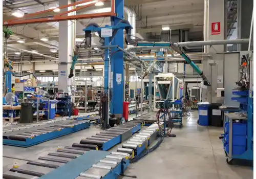 The new Clivet production line in Feltre, Italy The new Clivet production line in Feltre, Italy