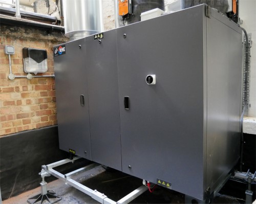 Once fully assembled, the RHE units can be up to 2.5m x 1.6m in size