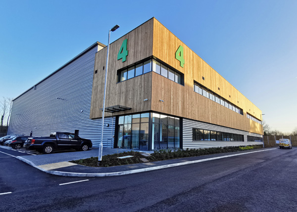 The new Brymec distribution centre near Gatwick