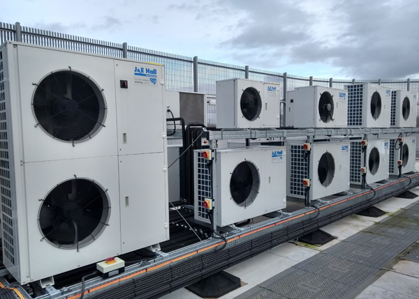 Condensing units on site at Pioneer Foods