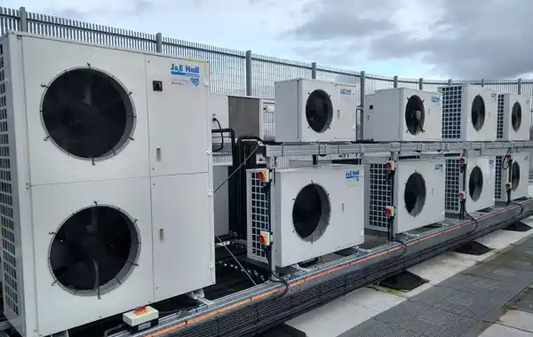 Condensing units on site at Pioneer Foods Condensing units on site at Pioneer Foods