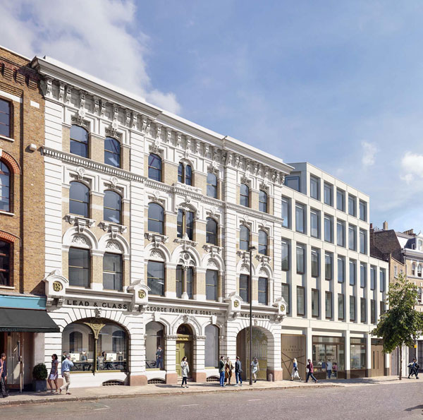 The Farmiloe Building with new extension