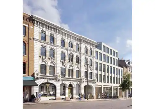 The Farmiloe Building with new extension The Farmiloe Building with new extension