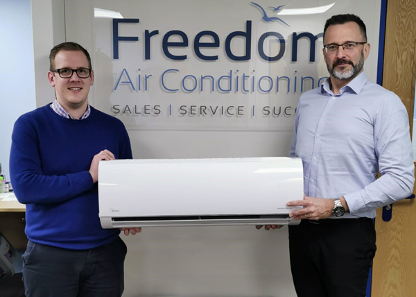 Sam Hughes and Gary Spicer of Freedom Air Conditioning