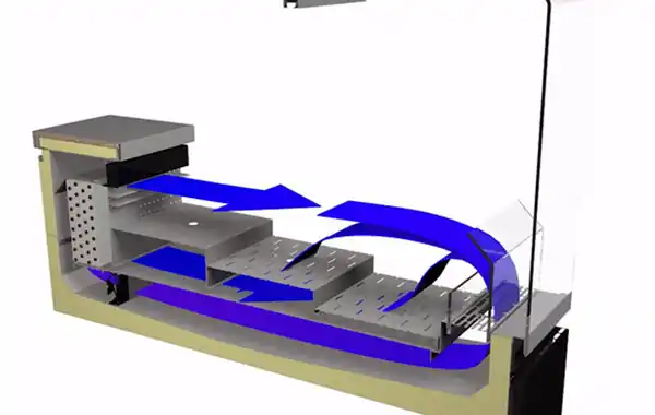 The OmniCold low velocity refrigeration system helps deliver significant energy savings The OmniCold low velocity refrigeration system helps deliver significant energy savings