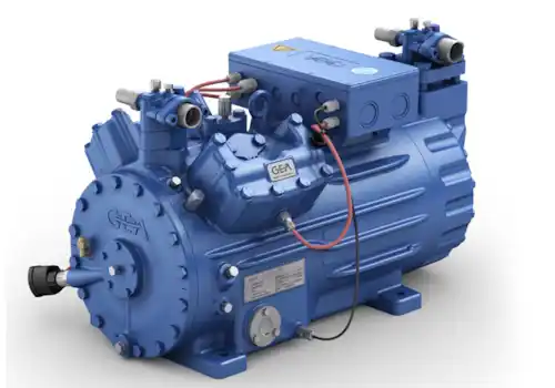 The HGX44e CO2 compressor from GEA Bock The HGX44e CO2 compressor from GEA Bock