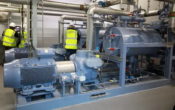 The GEA heat pump system installed at Aurivo in Killygordon The GEA heat pump system installed at Aurivo in Killygordon
