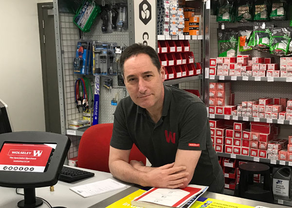 Jerry Hall manages all aspects of the air conditioning sales process at Wolseley