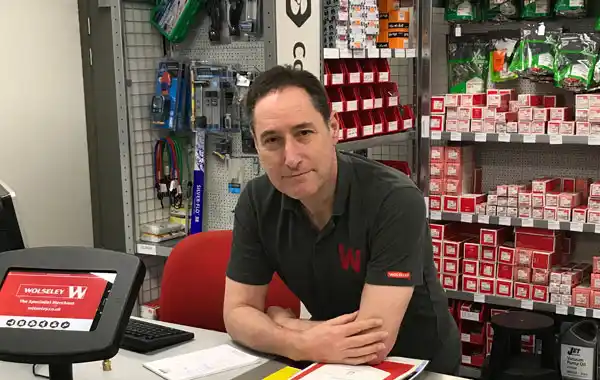 Jerry Hall manages all aspects of the air conditioning sales process at Wolseley Jerry Hall manages all aspects of the air conditioning sales process at Wolseley