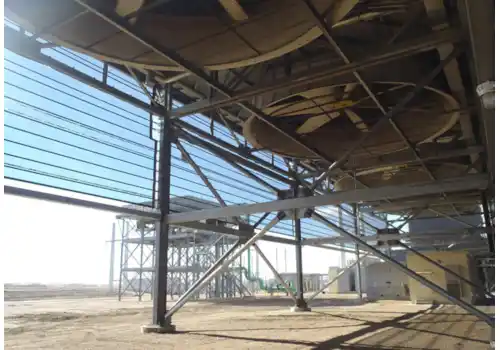 Wind protection screens for air cooled condensers Wind protection screens for air cooled condensers