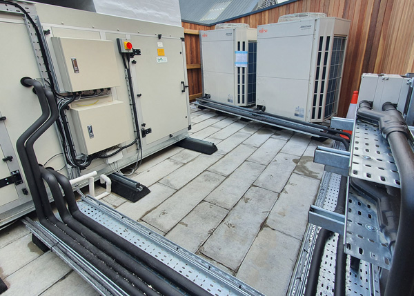 The rooftop installation at Fruit in Hull