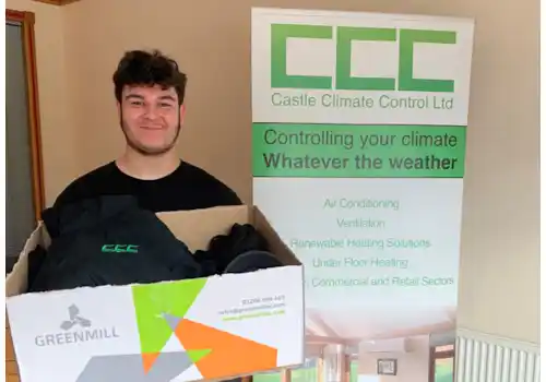 Kieran Rhodes of Castle Climate Control Kieran Rhodes of Castle Climate Control