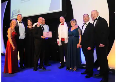 Klimatech collects the Small Business Award at the Mayor’s Business Awards in King’s Lynn Klimatech collects the Small Business Award at the Mayor’s Business Awards in King’s Lynn