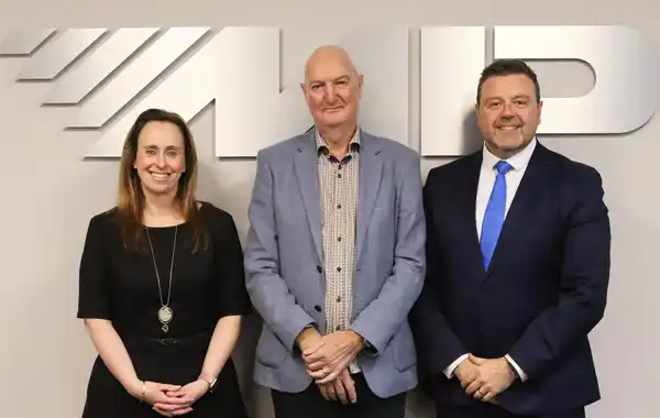 Managing Director Lou Frankland, outgoing Chairman Alan Pollard and Operations Director Bryan Bentley Managing Director Lou Frankland, outgoing Chairman Alan Pollard and Operations Director Bryan Bentley
