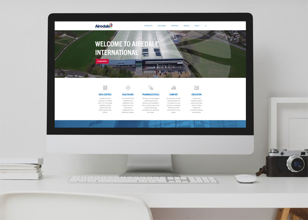 Airedale International's new website