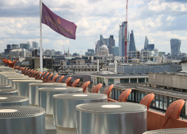Hybrid VRF from Mitsubishi Electric at London's Strand Palace Hotel