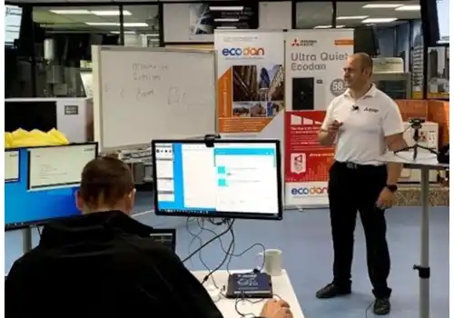 Feedback to Mitsubishi Electric's virtual training has been 'fantastic' Feedback to Mitsubishi Electric's virtual training has been 'fantastic'