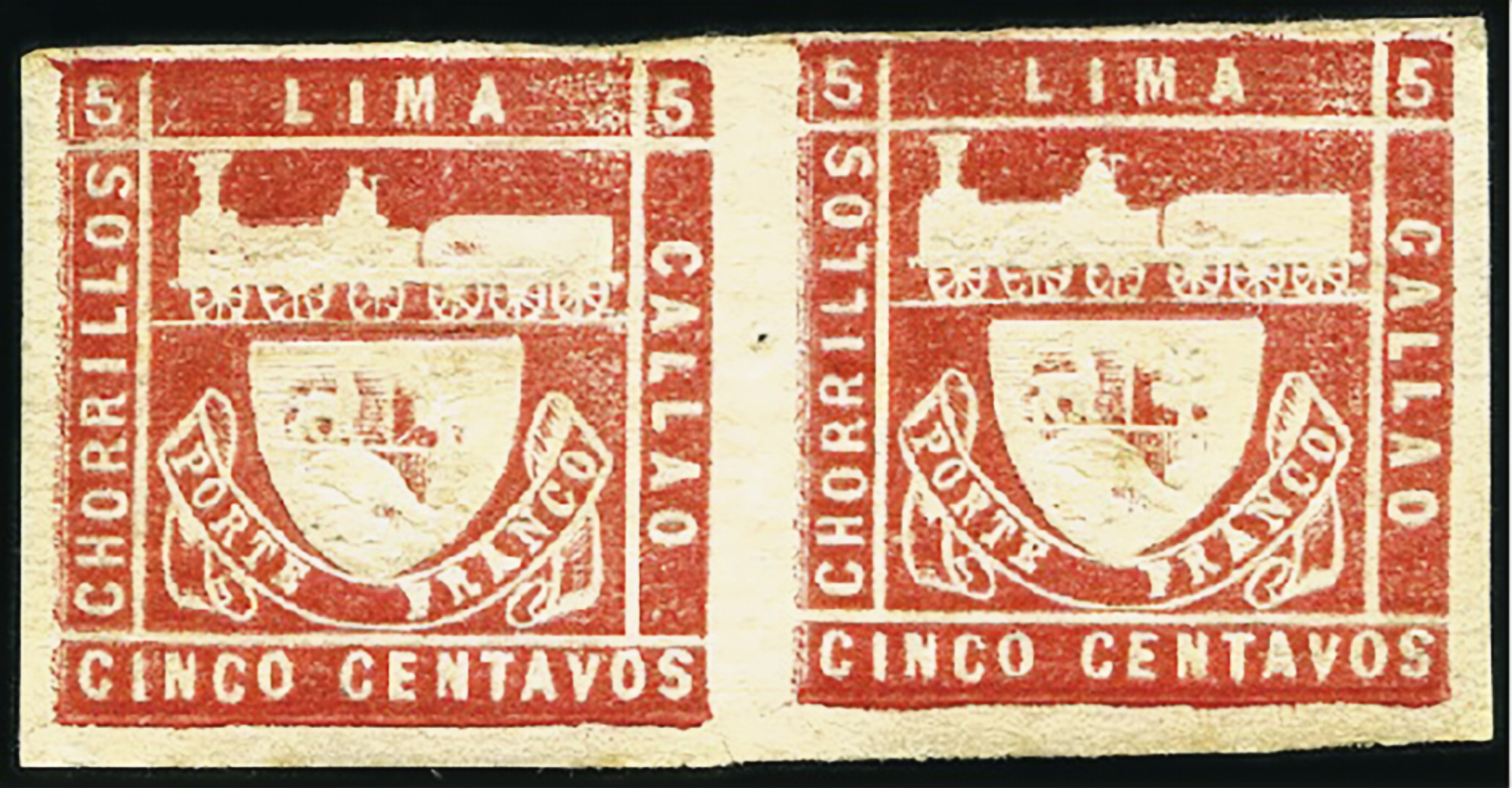 First commemorative stamp in Peru