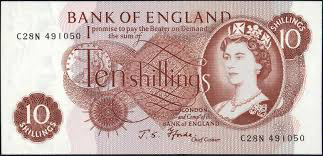 later 10 shilling note