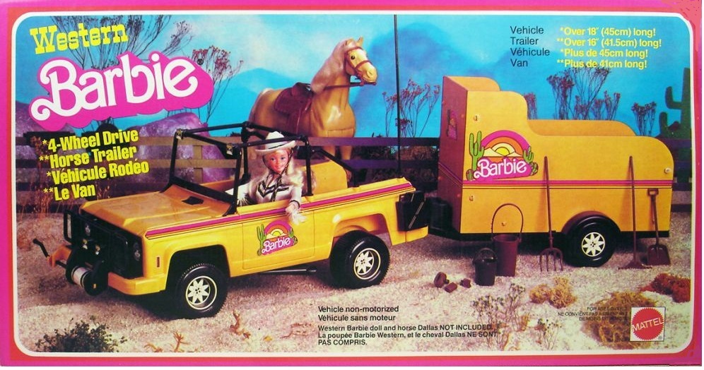 western barbie set