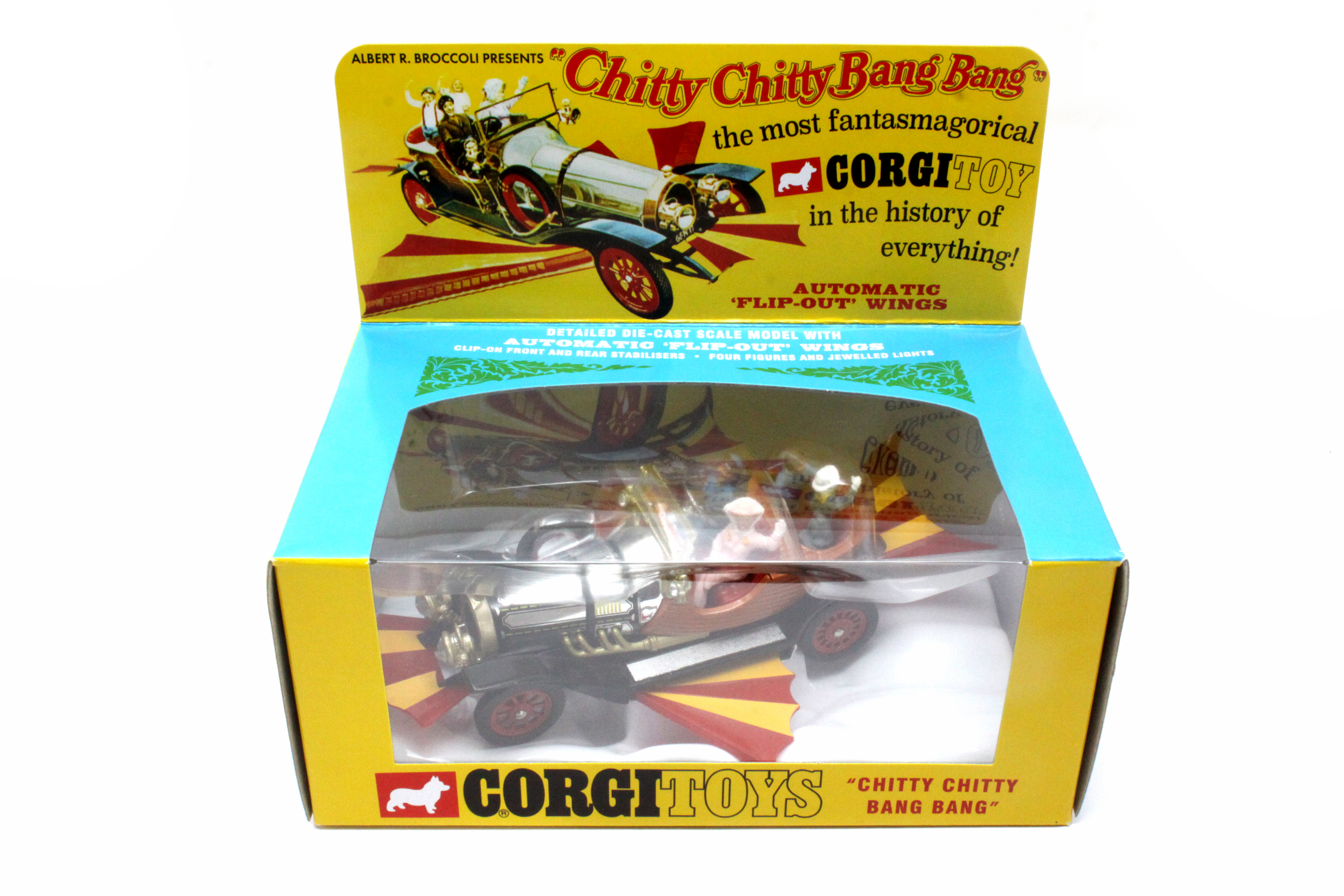 Box of the chitty chitty bang bang model