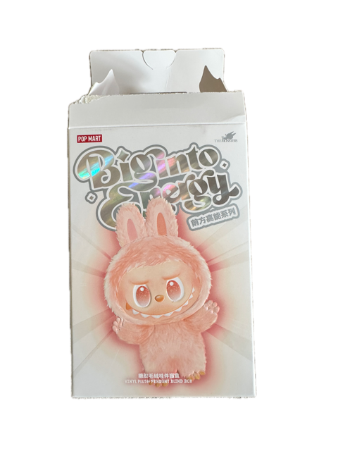 Front of real Labubu box