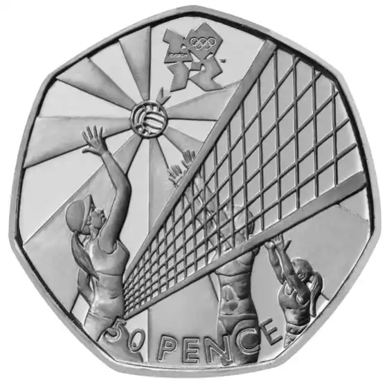 volleyball olympic 50p