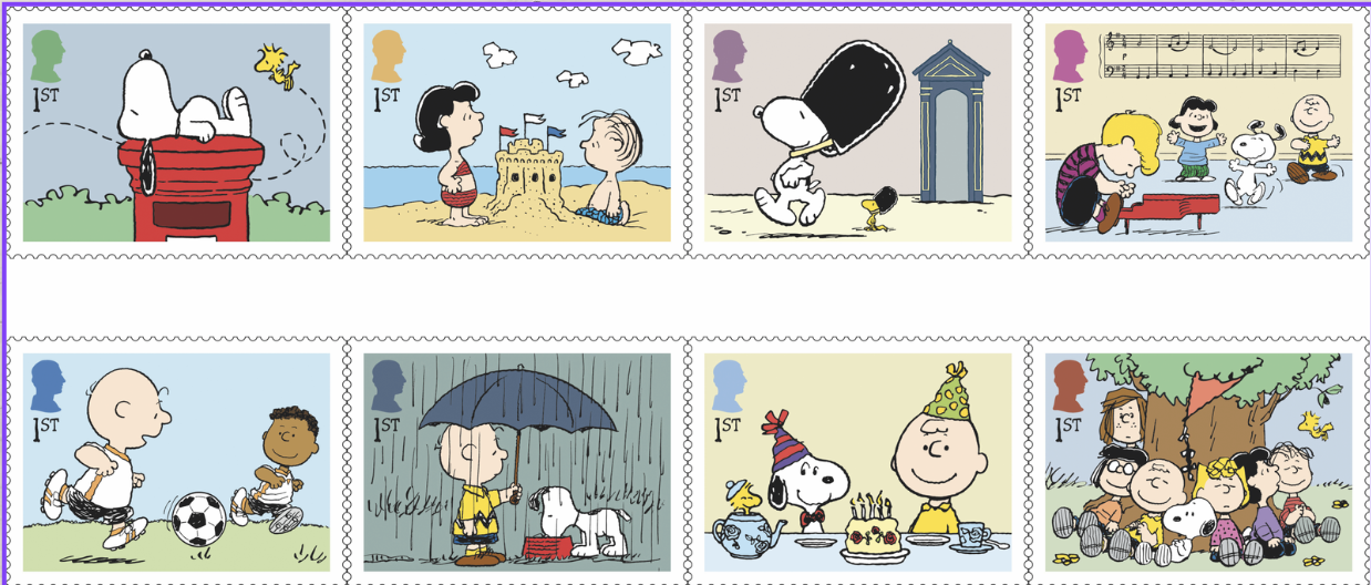 peanuts stamps
