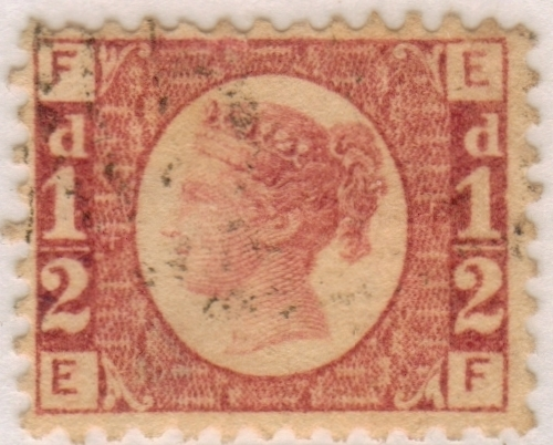rose red halfpenny stamp