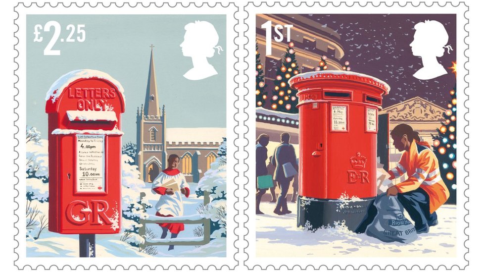 christmas stamps