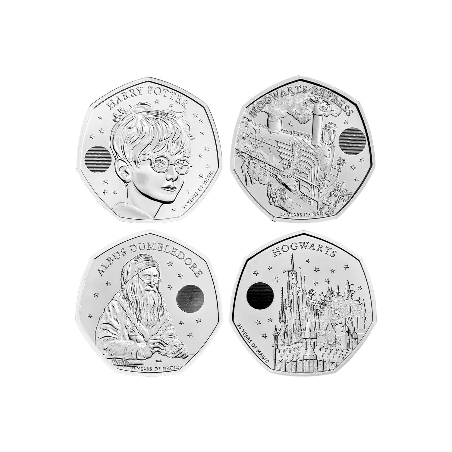 2022 Harry Potter 50p Coin Collection