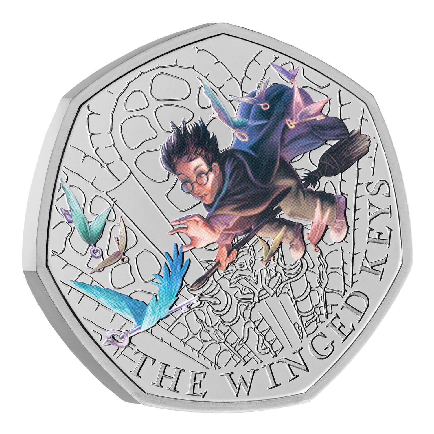 Harry Potter 50p Coin Collection The Winged Key