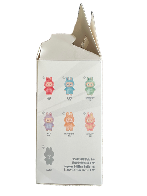 Side of real Labubu box