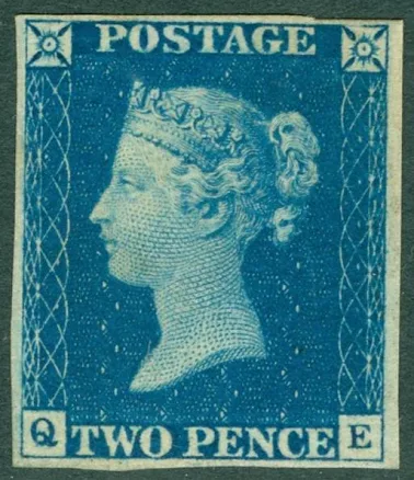 two pence blue