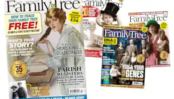 A selection of covers of Family Tree magazine monthly genealogy guide A selection of covers of Family Tree magazine monthly genealogy guide