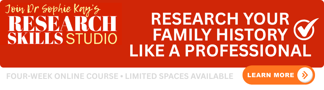 Research Skills Studio with Dr Sophie Kay