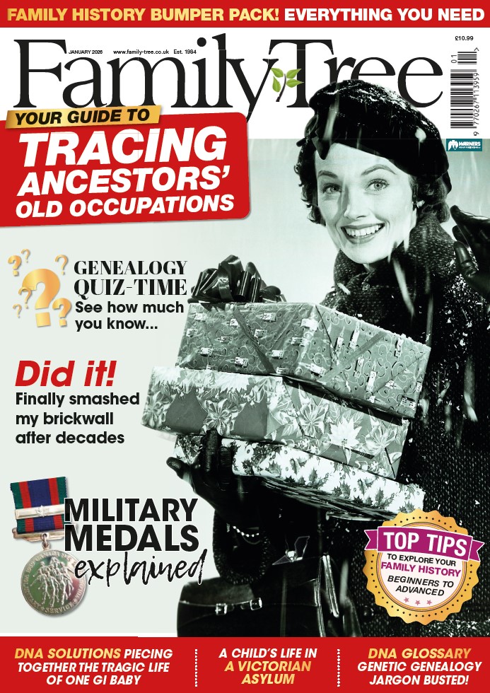 Family Tree January 2026 out now December 2025 latest issue of UK genealogy family history publication