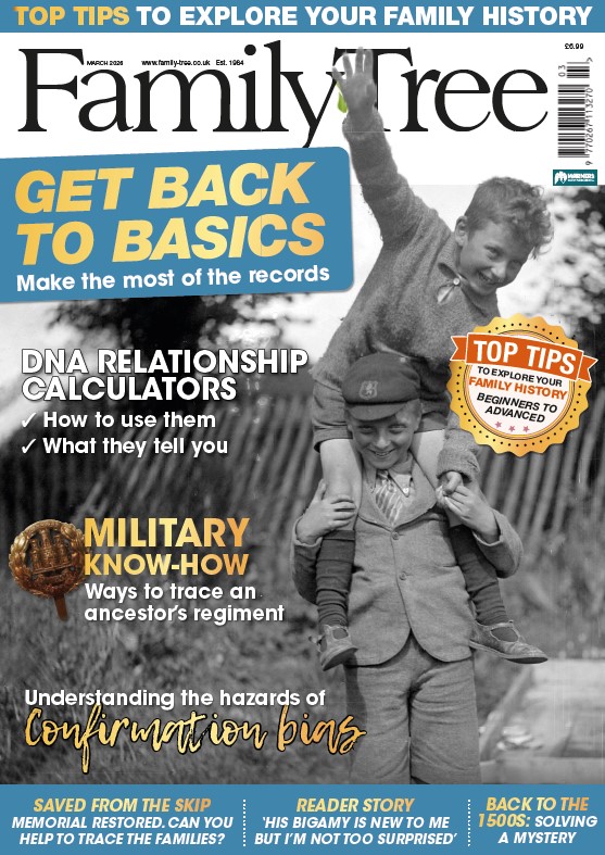 March 2026 latest issue of Family Tree out now