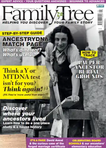 September 2024 issue Family Tree UK latest issue of family history magazine September 2024 issue Family Tree UK latest issue of family history magazine