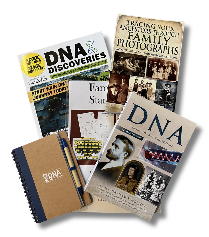 Framed surname history scroll