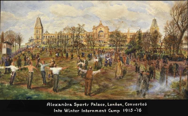 Alexandra_Sports_Palace,_London,_Converted_Into_Winter_Internment_Camp_1915-16_Art.IWMART17072-(1)-02997.jpg