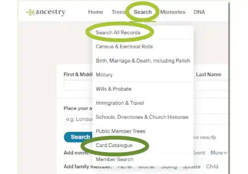 The Ancestry Card Catalogue is a family historian's friend, helping you conduct precise research The Ancestry Card Catalogue is a family historian's friend, helping you conduct precise research