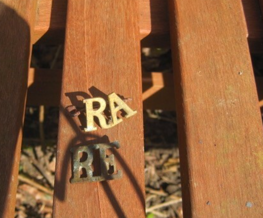 Charlotte Soares military shoulder badges Family Tree UK