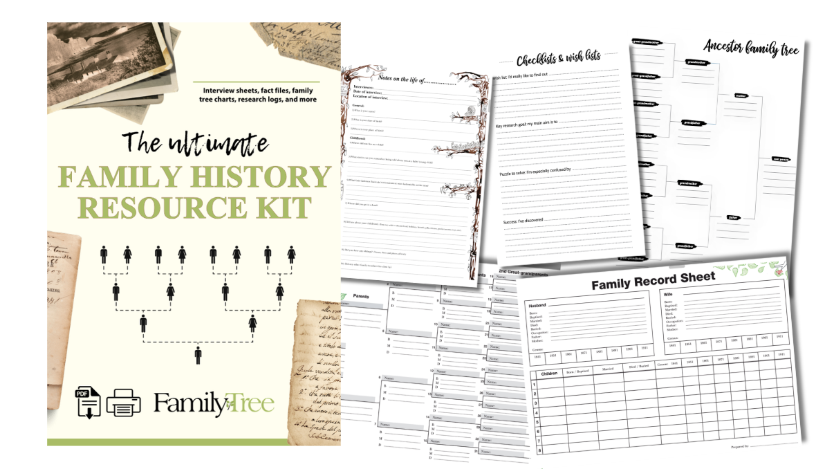 Family history resource kit