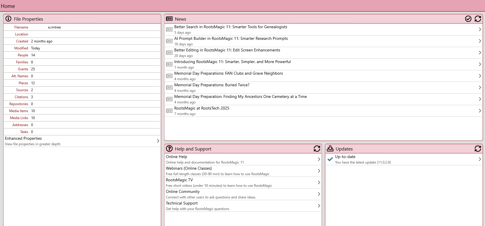 RootsMagic screenshot